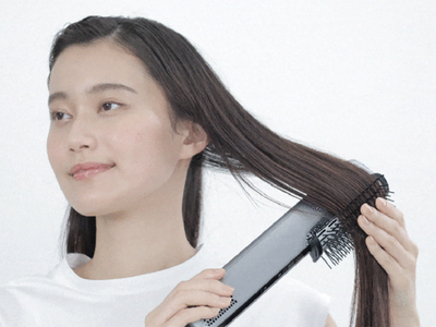 大風量ドライヤー「エアーブロースティック」に専用ヘアブラシが登場！
